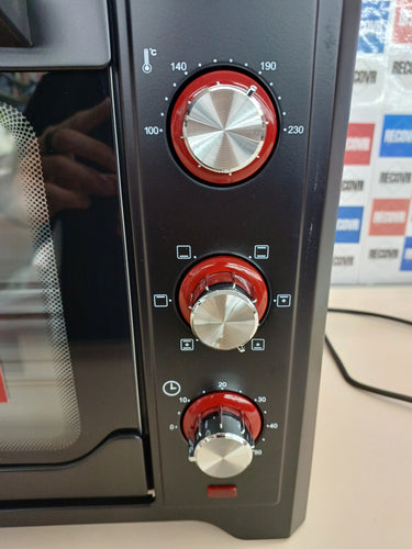 Horno eléctrico 2000W acero rojo - Girmi